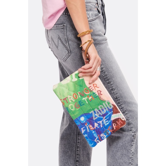 Zadig and Voltaire Uma Band Of Sisters Clutch - Picture 9 of 9